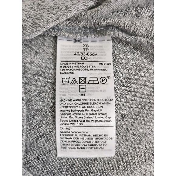 Banana Republic ~Woman Size XS~ Gray Signature Collection Sleeveless T-shirt NWT - Picture 8 of 12